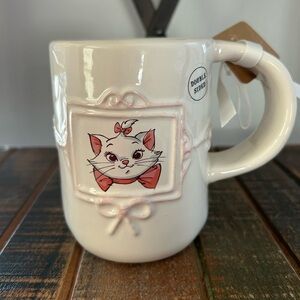 Rae Dunn Disney Aristocats Marie LADIES DON’T  START FIGHTS BUT…  Mug NEW